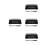 4Pièces Conteneur Beurre Noir Couvercle Couteau 8