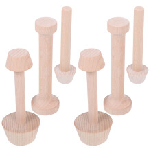 6St Baking Mini Tartvormen Beige Voor Ei En Cake Plezier