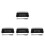 4Pièces Conteneur Beurre Noir Couvercle Couteau 7