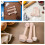 6Pièces Moules Mini Bois Beige Lisse Sécurisé Accessoires 8