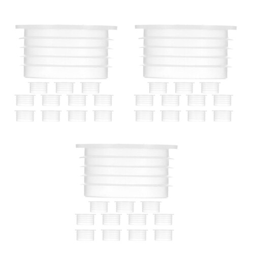 36Pcs Reusable Plastic Round Stopper Plugs for Balcony Planter Boxes 2