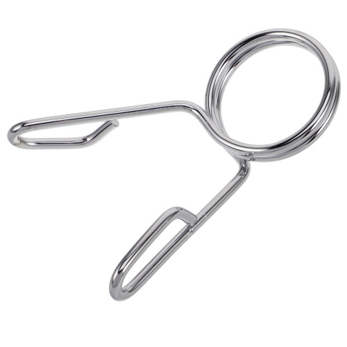 3Pcs Multipurpose Clips Silver Barbell and Dumbbell Clamps