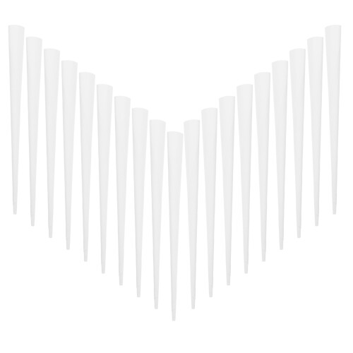 80Pcs Smooth Paper Sticks for Cotton Candy & Candy Making Accessories