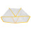 3Pcs Durable Foldable Garden Bed Covers White Plastic 1