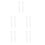 10Pcs Inflatable Clear Plastic Leg Mannequin Display for Retail Use 4