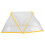 3Pcs Durable Foldable Garden Bed Covers White Plastic 3