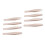 8Pcs Tweezer Clips Stainless Steel Precision Eyebrow Tools 7