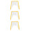 3Pcs Durable Foldable Garden Bed Covers White Plastic 10