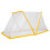 3Pcs Durable Foldable Garden Bed Covers White Plastic 2