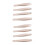 8Pcs Tweezer Clips Stainless Steel Precision Eyebrow Tools 9