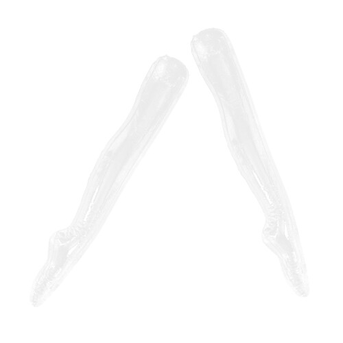 10Pcs Inflatable Clear Plastic Leg Mannequin Display for Retail Use 2