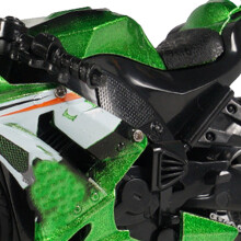 Simulations-Motorrad Modell Grün Maßstab 1:14