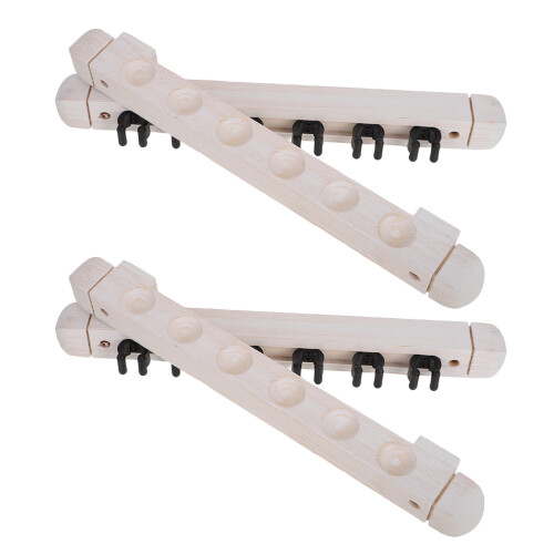8Paare Beige Billard Queue Wandhalter Für 1