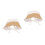 2Pcs Hats Multi Color Daisy Design Breathable Princess Style 5