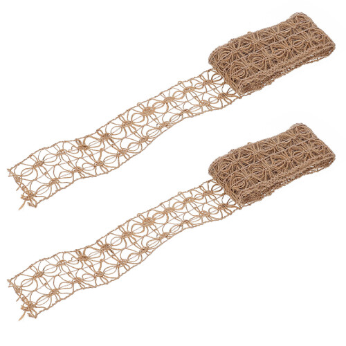 2Stk Handgemachtes Hanfseil Für Scrapbook DIY Und 2