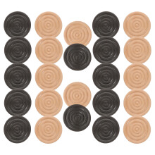 120Stk Holzspielsteine Vielseitig Für Schach Dame Backgammon