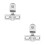 2Sets Pivot Türscharnier Für Duschglas 4