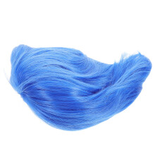 3Stk Hochtemperatur Blaue Kurzperücke Kinder Cosplay Party