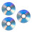 3Sets Leichte Plastik Blank Cds Für Schnelles Brennen 8