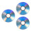 3Sets Leichte Plastik Blank Cds Für Schnelles Brennen 4