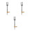 3Stk Professionelle Metall Violinbogen Für Violine & Viola 5