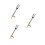 3Stk Professionelle Metall Violinbogen Für Violine & Viola 9