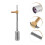 3Stk Professionelle Metall Violinbogen Für Violine & Viola 10
