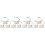 12Pièces Présentoir Figurine Ajustable Transparent Plastique ABS 6