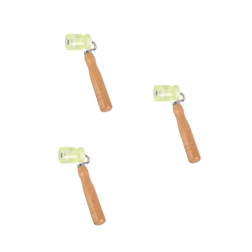 3Stk Holzroller Tapeten Glattroller Für DIY Und Bunt 2