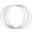 40Stk Stabile Metallringe Silber Für DIY Wreath Basteln 2