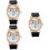 3Stk PU Armband Kinderuhr Quarz Uhr 6