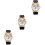 3Stk PU Armband Kinderuhr Quarz Uhr 8