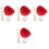 4Sets Mini Baseball Deko Set Aus ABS Rot Für Mini 5