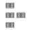 32Stk ABS Mini Gartenzaun Set Grau Kinder DIY Baustein Zubehör 8