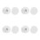 8Pièces Queue Peluche Blanche Versatile Pour Costume Enfants 10