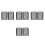 32Stk ABS Mini Gartenzaun Set Grau Kinder DIY Baustein Zubehör 9