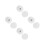 8Pièces Queue Peluche Blanche Versatile Pour Costume Enfants 8