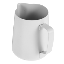2Pcs Stainless Steel Coffee Frothing Pitcher White Milk Steaming Jug