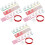 3Sets Nail Stand Kit Plastic Holder for Press on Nails Assorted Colors 3