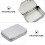 3Pièces Boîtes En Tôle Matte Argentée Pour Rangement Maison 7