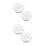 4Pcs White Plastic Slide Accessory Caps for Toddler Playtime Stability 5