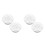 4Pcs White Plastic Slide Accessory Caps for Toddler Playtime Stability 6