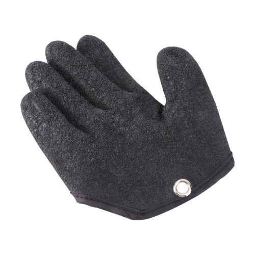 3Pièces Gants Pêche Antidérapants Faciles À Transporter Noir