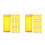 40Pcs Durable Yellow Travel Pill Case Plastic Small Medicine Container 4