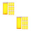 40Pcs Durable Yellow Travel Pill Case Plastic Small Medicine Container 8
