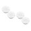 4Pcs White Plastic Slide Accessory Caps for Toddler Playtime Stability 9