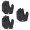3Pièces Gants Pêche Antidérapants Faciles À Transporter Noir 8