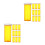 40Pcs Durable Yellow Travel Pill Case Plastic Small Medicine Container 9