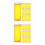 40Pcs Durable Yellow Travel Pill Case Plastic Small Medicine Container 5