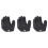 3Pièces Gants Pêche Antidérapants Faciles À Transporter Noir 5